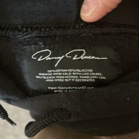 Danny Duncan I Love Hot Moms Black Hoodie Size Large - Picture 5 of 7